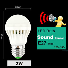 LED PIR Motion Sensor Lamp 5w 220v Led Bulb