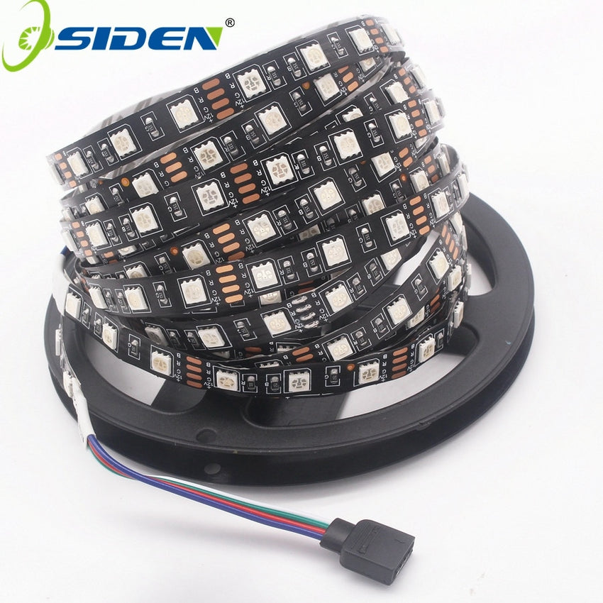 OSIDEN 5M Black PCB RGB 5050 LED tape