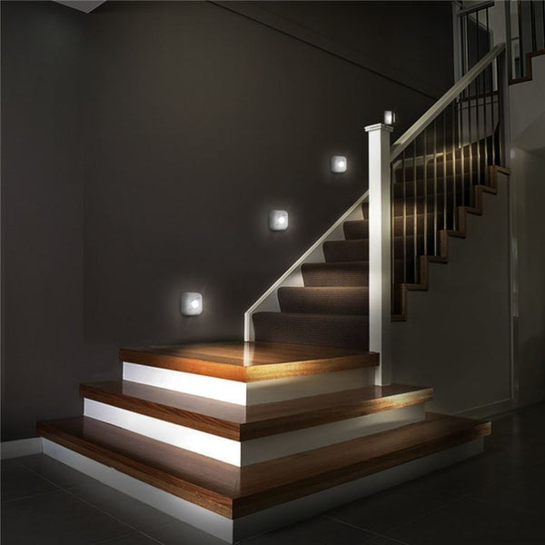 Coquimbo LED Sensor Night Light Dual Induction PIR Infrared Motion Sensor Lamp