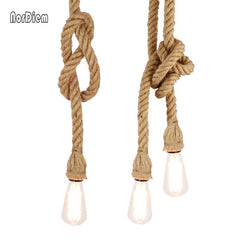 Vintage Rope Pendant Light Lamp