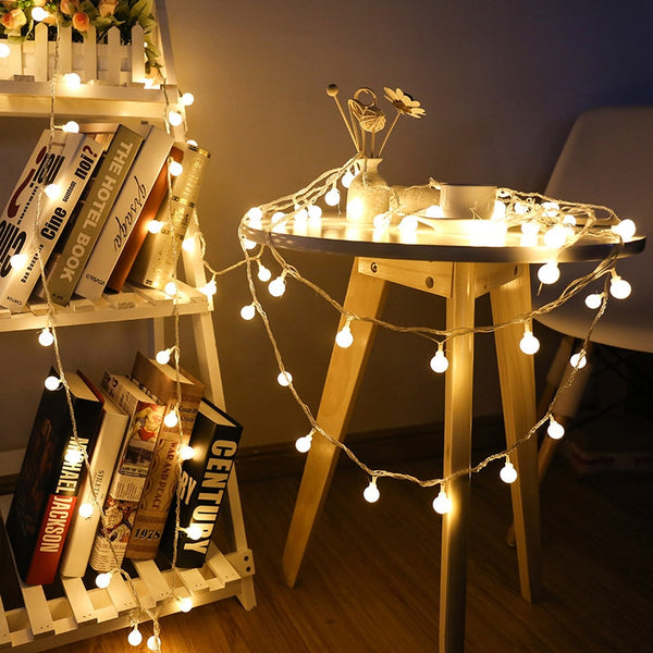 New 1.5M 3M 6M Fairy Garland LED Ball String Lights