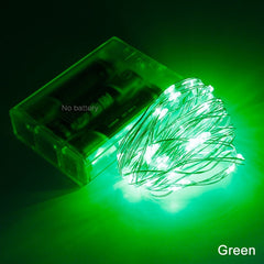 New 2M 5M 10M Copper Silver Wire LED String lights
