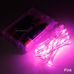 New 2M 5M 10M Copper Silver Wire LED String lights