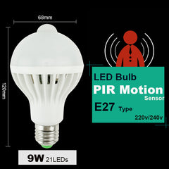 LED PIR Motion Sensor Lamp 5w 220v Led Bulb
