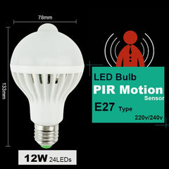 LED PIR Motion Sensor Lamp 5w 220v Led Bulb