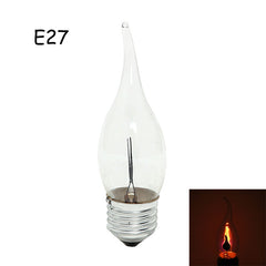 iTimo LED Edison Bulb E14 E27 3W Flame Fire Lighting Vintage
