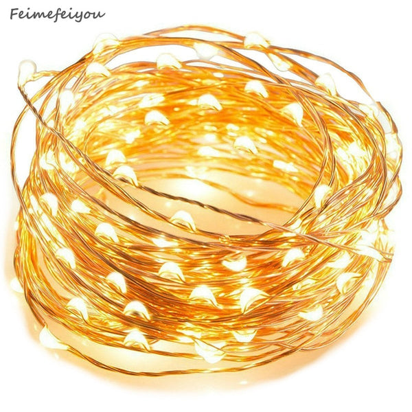 Feimefeiyou 50 100 LED Starry String battery Lights