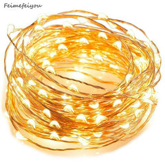 Feimefeiyou 50 100 LED Starry String battery Lights