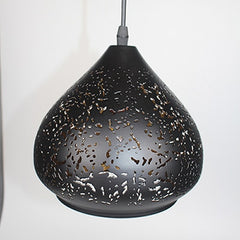 Vintage Pendant Light Nordic Porous Loft E27 LED Iron Etching Lampshade