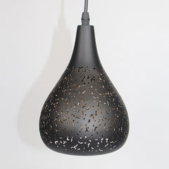 Vintage Pendant Light Nordic Porous Loft E27 LED Iron Etching Lampshade