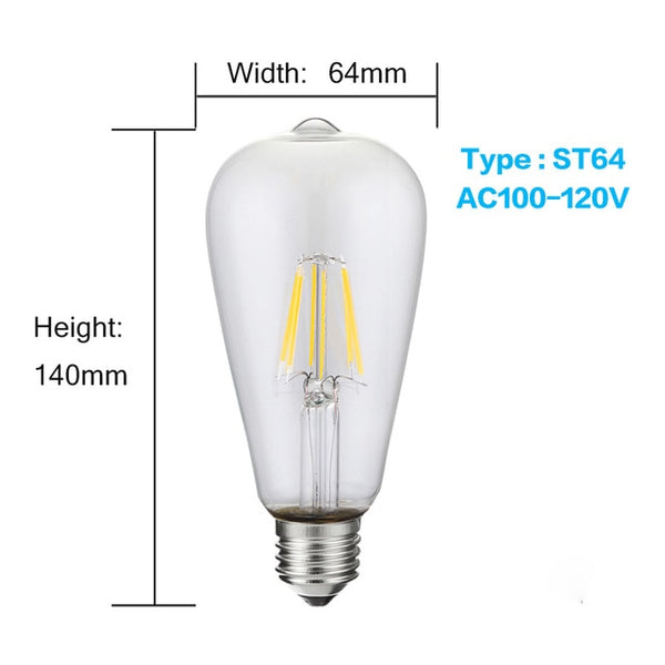 LUCKY Led Bulb E27 Dimmable 2w 4w 6w 8w E14 Led Candle Light