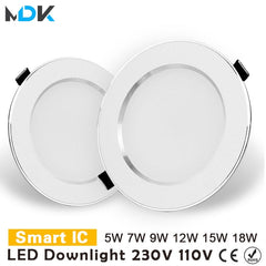 LED Downlight 3W 5W 7W 9W 12W 15W 18W Round Recessed Lamp