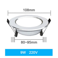 LED Downlight 3W 5W 7W 9W 12W 15W 18W Round Recessed Lamp