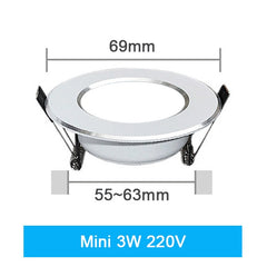 LED Downlight 3W 5W 7W 9W 12W 15W 18W Round Recessed Lamp