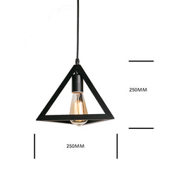 7 type modern black cage pendant lights