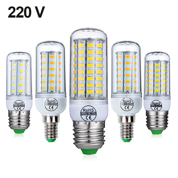 E27 LED Lamp E14 LED Bulb SMD5730 220V Corn Bulb