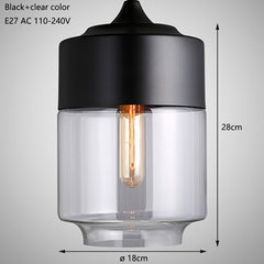 Nordic Modern loft hanging Glass Pendant Lamp