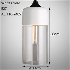 Nordic Modern loft hanging Glass Pendant Lamp