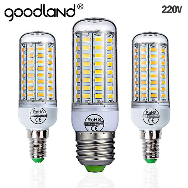 Goodland E27 LED Lamp 220V SMD 5730 E14 LED Light