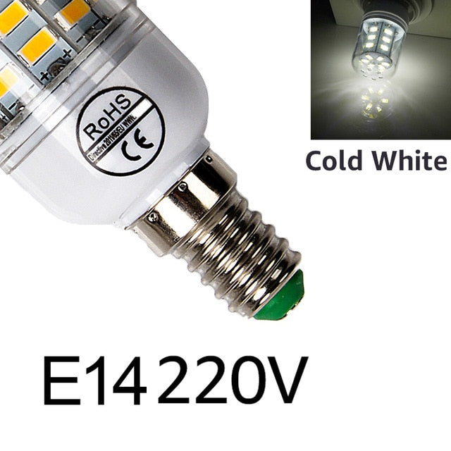 Goodland E27 LED Lamp 220V SMD 5730 E14 LED Light