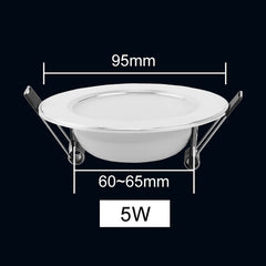 LED Downlight 3W 5W 7W 9W 12W 15W Round Recessed Lamp