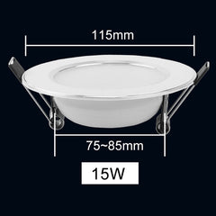 LED Downlight 3W 5W 7W 9W 12W 15W Round Recessed Lamp