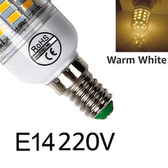 E27 LED Lamp E14 LED Bulb SMD5730 220V Corn Bulb
