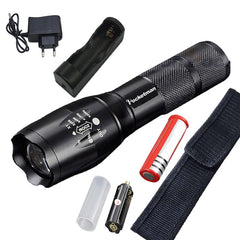 9000 Lumens XM-L T6 L2 LED Flashlight Rechargeable
