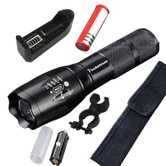 9000 Lumens XM-L T6 L2 LED Flashlight Rechargeable