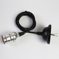 Aluminum Vintage Lamp Base E27 110V/220V Lamp Holder Pendant Light