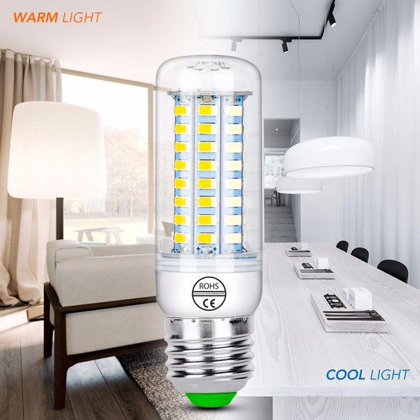 220V Led Corn Lamp E27 E14 Led Bulb Kitchen Chandelier Lighting