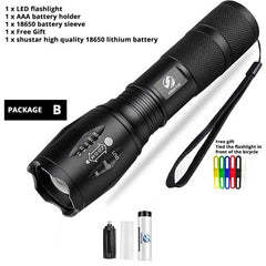Led flashlight Ultra Bright torch T6/L2/V6 Camping light