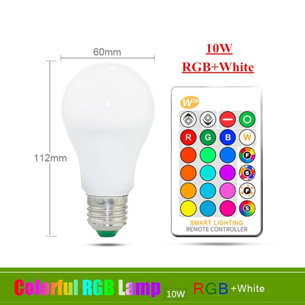 E27 E14 RGB Bulb Lamp