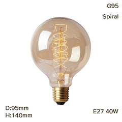 Vintage Retro Hemp Rope Lamp Pendant Lights hanglamp