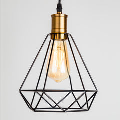 ZhaoKe Modern  Industrial Vintage Cage Pendant Light
