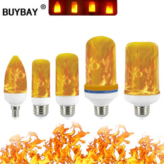 Full Model 3W 5W 7W 9W E27 E26 E14 E12 Flame Bulb