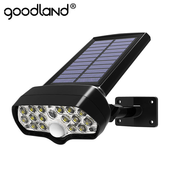 Shark LED Solar Light PIR Motion Sensor Solar Lamp Waterproof