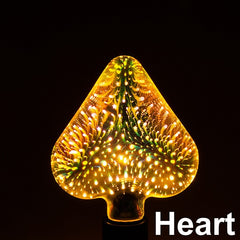 Led Light Bulb 3D Decoration Bulb Firework