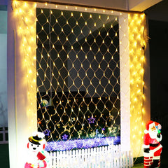 Led Net Mesh String Light Home Garden Wall