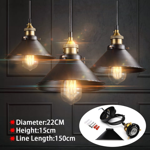 Loft Vintage Industrial Pendant Light Nordic Retro Iron Lights