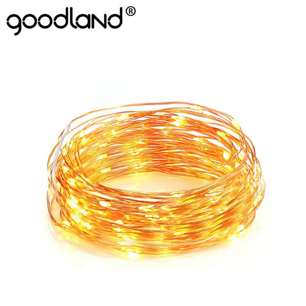 LED String Fairy Light 1-10M Garland CR2032 AA on Battery Powered