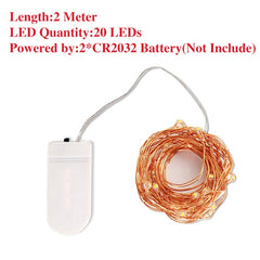LED Fairy Light 1/2/3/5/10M String Light Copper Wire