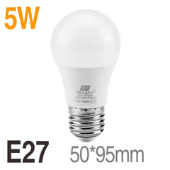 6pcs LED Bulb E27 E14 3W 5W 7W 9W 12W 15W 18W Smart IC LED Light