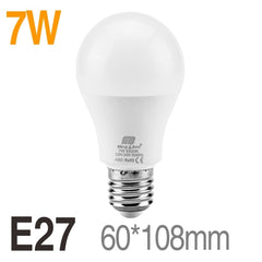 6pcs LED Bulb E27 E14 3W 5W 7W 9W 12W 15W 18W Smart IC LED Light