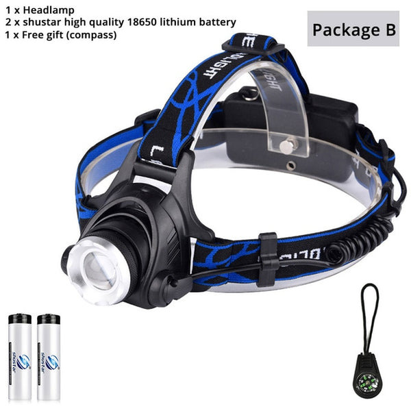 LED headlamp fishing headlight