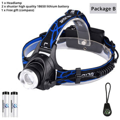 LED headlamp fishing headlight