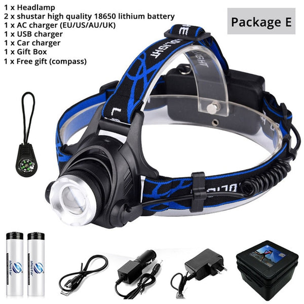 LED headlamp fishing headlight