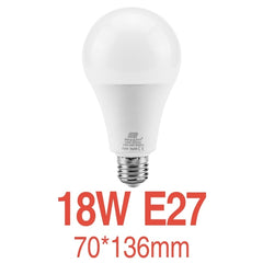 LED Bulb E27 E14 Lamp 3W 5W 7W 9W 12W 15W 18W LED Light