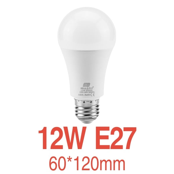 LED Bulb E27 E14 Lamp 3W 5W 7W 9W 12W 15W 18W LED Light