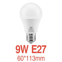 LED Bulb E27 E14 Lamp 3W 5W 7W 9W 12W 15W 18W LED Light